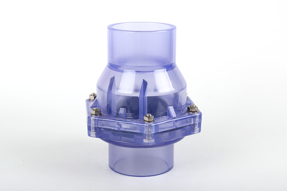 中原透明翻板式止回阀